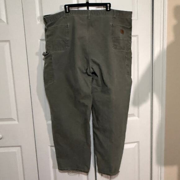 VTG Carhartt 2016 men’s 50 x 32 original dungaree fit work pants. B11-MOS - Picture 2 of 6
